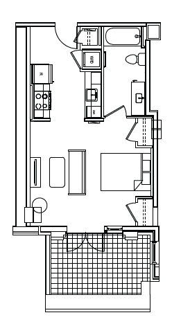 S4A Floor Plan at Madison House, Washington, Washington