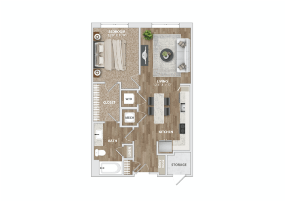A24 Floor Plan  at Preston Ridge, North Carolina