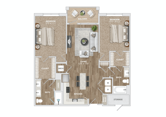 Floor Plan  B11 Floor Plan at Preston Ridge, Cary, NC