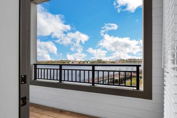 Porch View at Metropolitan at the Riverwalk, Wilmington, 28401