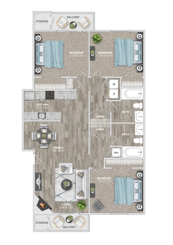 Floor Plan  our apartments have a floor plan that fits your needs and budget