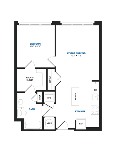 1 bedroom 1 bathroom at Coda at Bryant Street, Washington, DC 20002