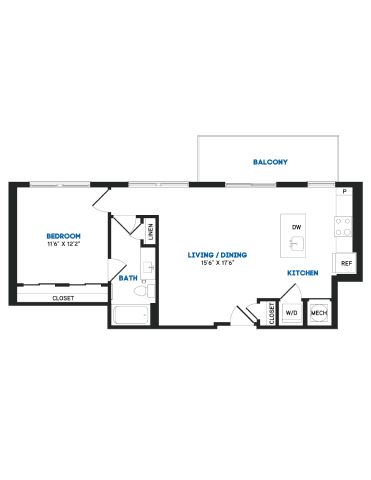 1 bed 1 bath X at Coda at Bryant Street, Washington DC