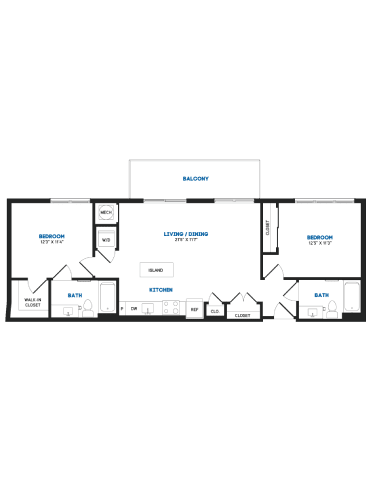 2 bed 2 bath W at Coda at Bryant Street, Washington, DC