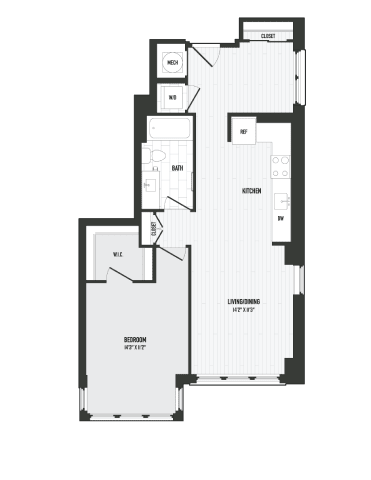 1 bedroom 1 bathroom I 1 bedroom 1 bathroom I at Coda at Bryant Street, Washington
