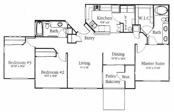 C1 Floorplan at The Groves, Mesa, 85212