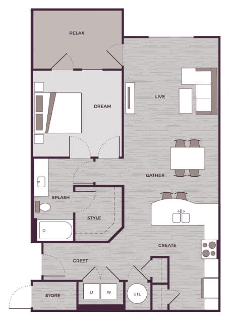 A2G Floor Plan at The Aster Cary, Cary, NC 27519