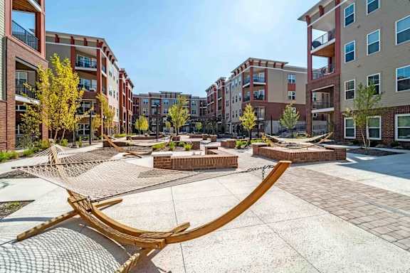 Outdoor Hammock Garden at The Aster Cary, Cary, 27519