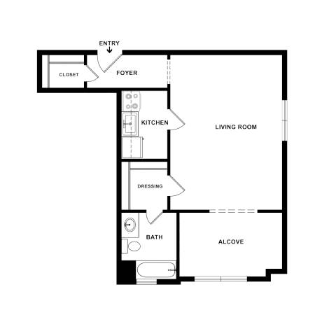 Studio 5 at Empire Apartments, Washington, DC