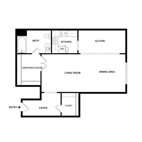 Studio 7 at Empire Apartments, Washington