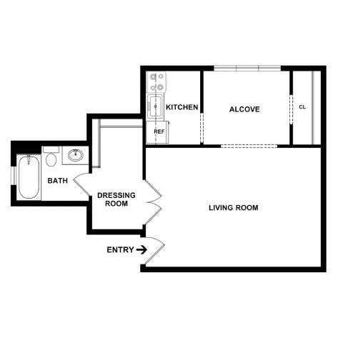 Studio 12 at Empire Apartments, District of Columbia
