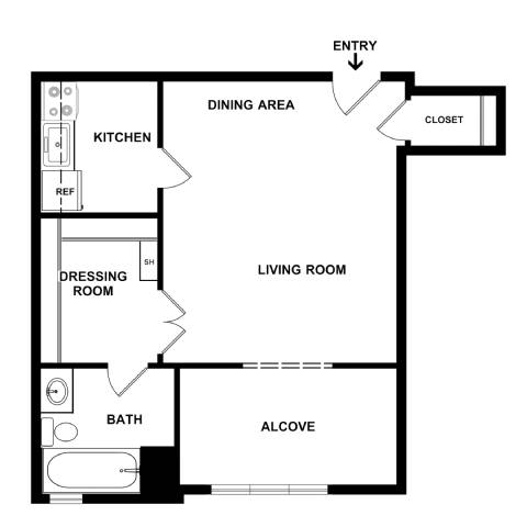 Studio 16 at Empire Apartments, Washington, District of Columbia