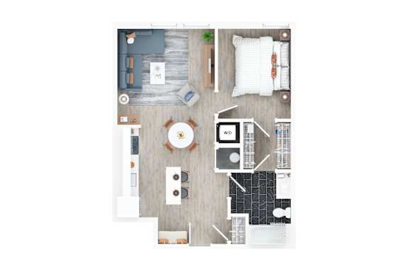 2 bed 2 bath F at Jayde Parkside Apartments, Washington DC, 20019
