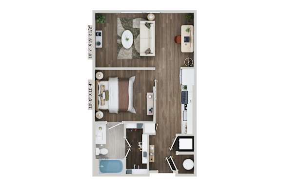S2A Floor Plan at The Sully, Virginia
