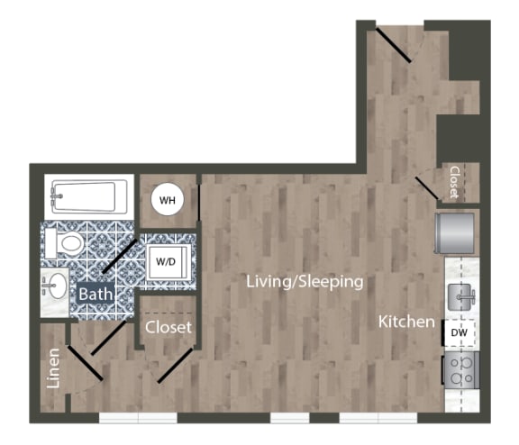 S7A Floor Plan S7A Floor Plan at Park Kennedy, Washington, DC