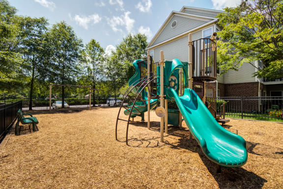 our apartments have a playground for your kids to play at The Fields at Lorton Station, Virginia