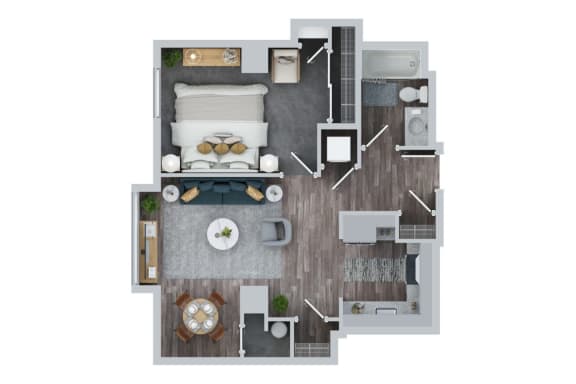 Floor Plan N Floor Plan N at The Gramax, Silver Spring, MD, 20910