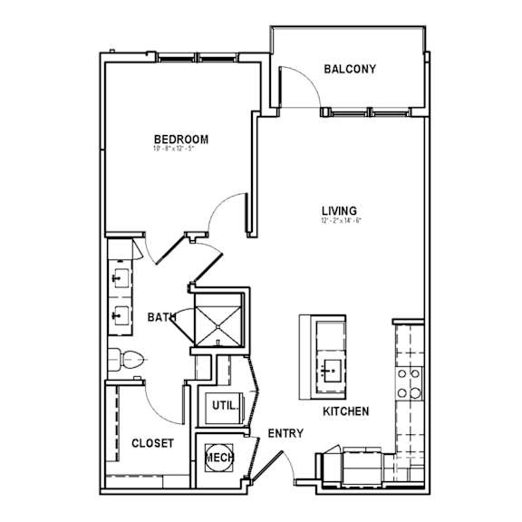 A1-1 Floor Plan at The Sully, Chantilly, VA