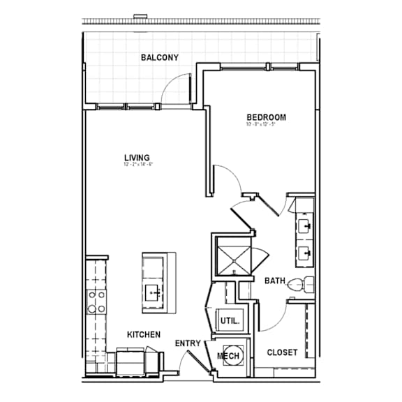 A1-2 Floor Plan at The Sully, Virginia