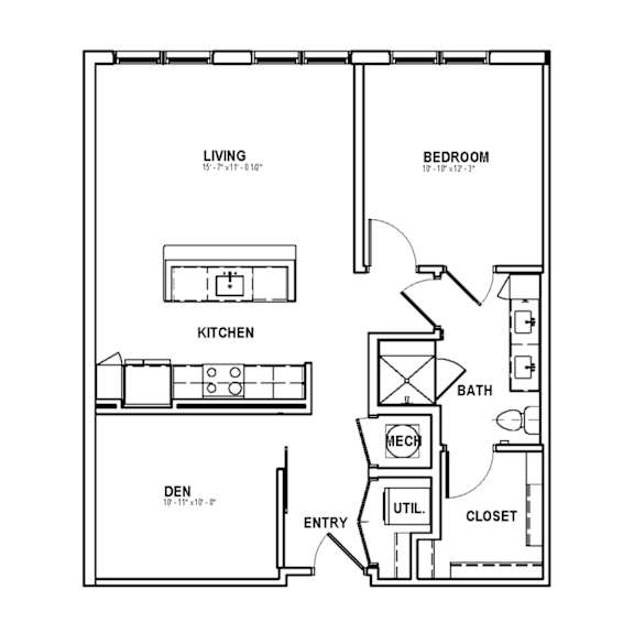 A12 Floor Plan at The Sully, Virginia, 20151