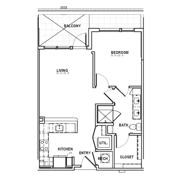A2-2 Floor Plan at The Sully, Virginia, 20151