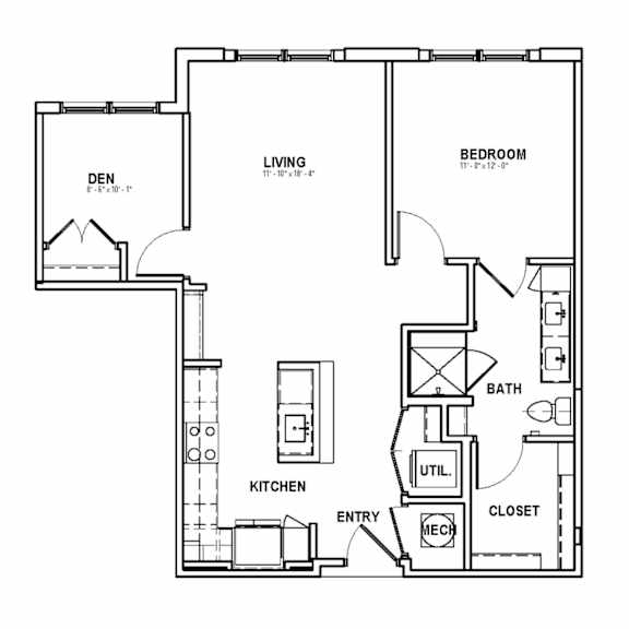A9 Floor Plan at The Sully, Chantilly, Virginia