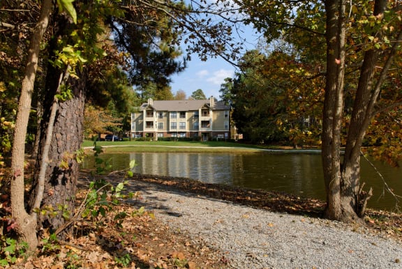 Lake Side View at Brampton Moors, Cary, North Carolina