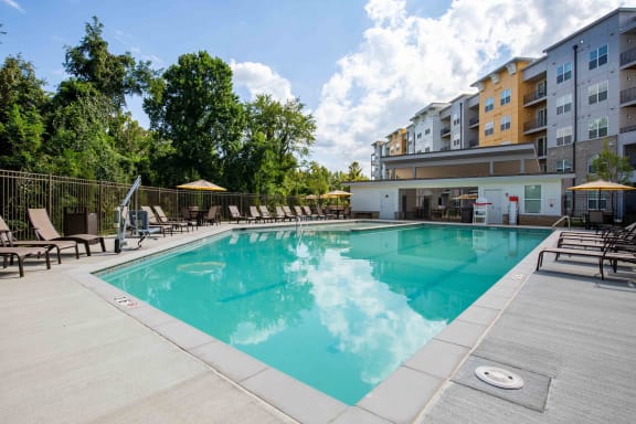 Swimming Pool at Woodmore Grand Apartments in Bowie, MD 20721