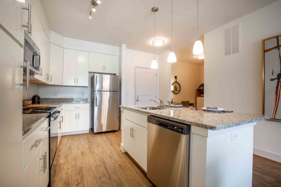 Kitchen at Woodmore Grand Apartments in Bowie, MD 20721