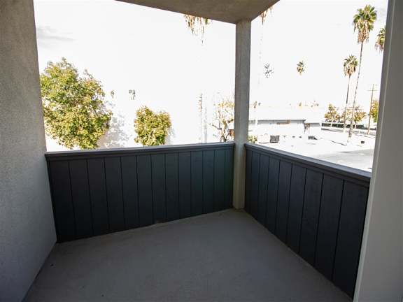 Balcony View at Loma Villas Apartments, California, 92408