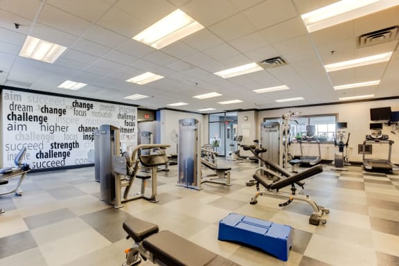 Modern Fitness Center at Bolero Flats Apartments, Minnesota, 55403