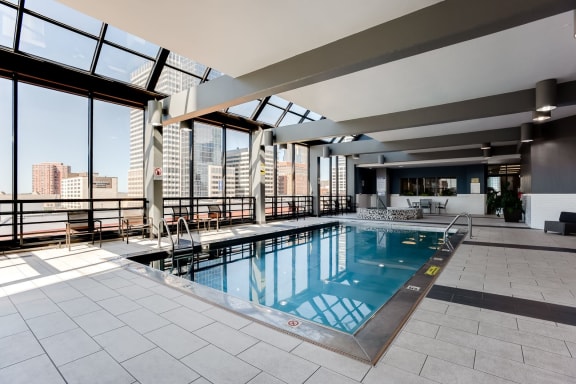 Pool and Spa View at Bolero Flats Apartments, Minneapolis, MN, 55403