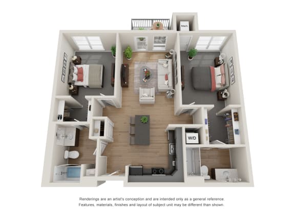 Floor Plan  Story Layout at Maven Apartments, MN 55337