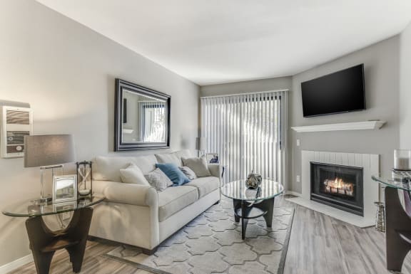 Cozy Living Area at Santee Villas, Santee, CA, 92071