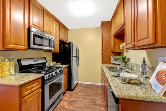 Kitchen at Sunbow Villas, Chula Vista, CA