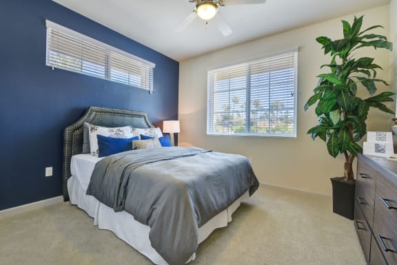 Carpeting in bedroom at SETA, , CA, 91942