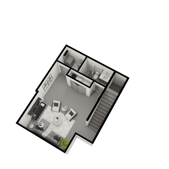 Arrowhead 4-Bed w/Finished Basement (East) Floorplan at Fossil Cove, Utah