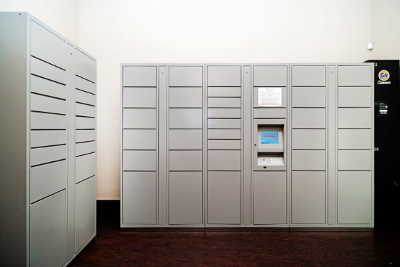 Package Lockers at The Missions at Rio Vista, San Diego, California