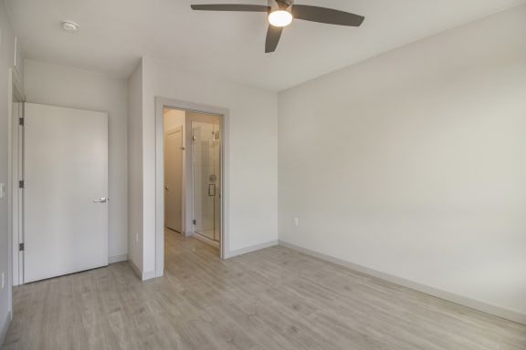 Wood-style flooring throughout