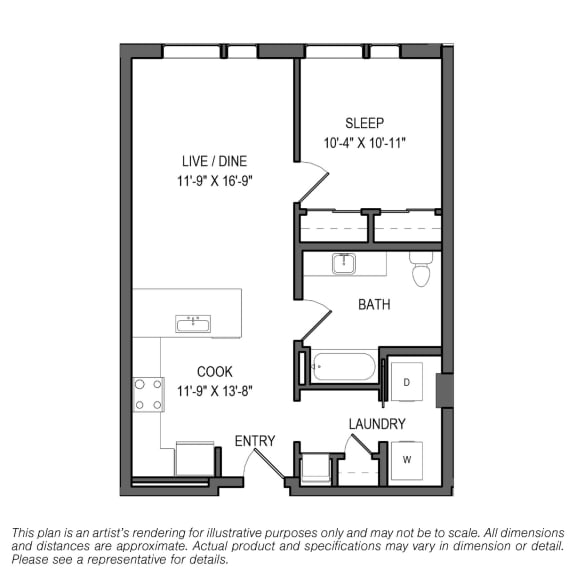 the floor plan of the 2100 sq ft apartment