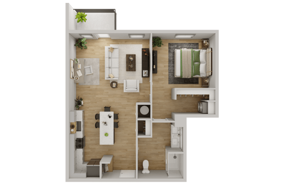 Floor Plan  a floor plan of a house with a bedroom and a bathroom