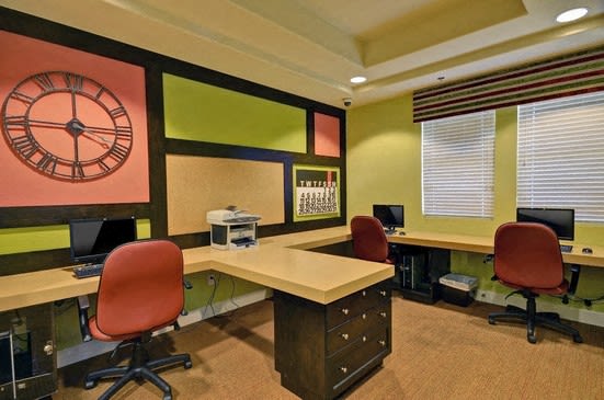 Clubhouse office at RiverEdge Terrace* Apartments, San Diego, 92154
