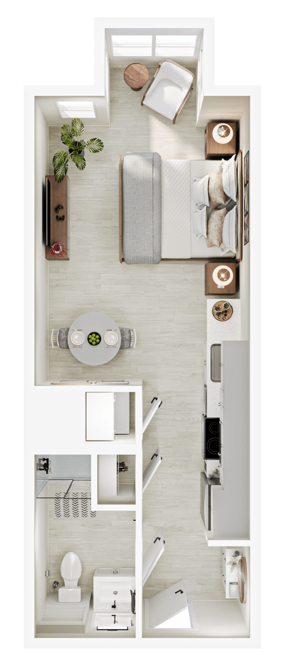 Floor Plan  a floor plan of a bathroom with a toilet and a sink