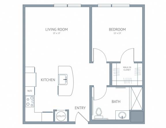 Adams one bedroom one bathroom