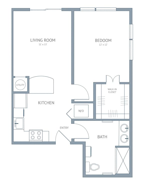 Monet One bedroom one bathroom