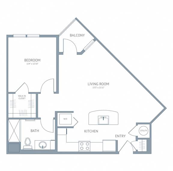 Warhol one bedroom one bathroom