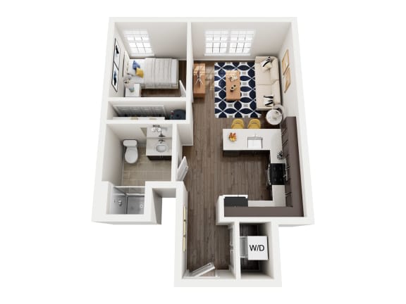 B-S floor plan at 221 Bergen, Harrison, NJ