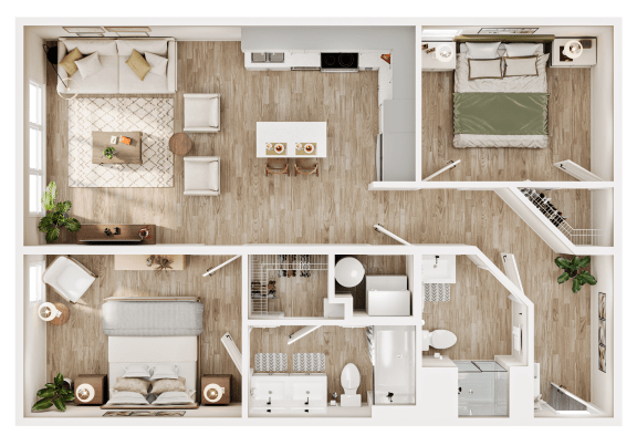 Floor Plan  a1 floor plan of a 1 bedroom apartment
