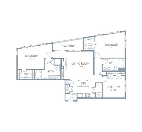 Picasso three bedroom three bathroom