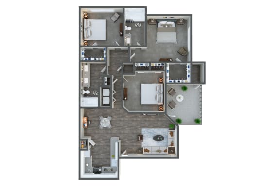 Depot three bedroom two bathroom at Tempe Station, Tempe, Arizona Depot three bedroom two bathroom at Tempe Station, Tempe, Arizona at Tempe Station, Arizona